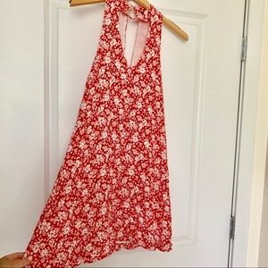 Lulu’s Red Floral Dress